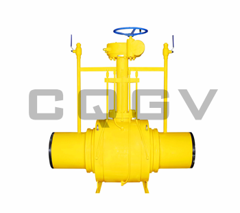 All welded ball valve