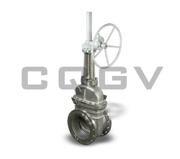 Flange gate valve