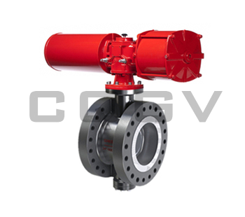 Pneumatic butterfly valve